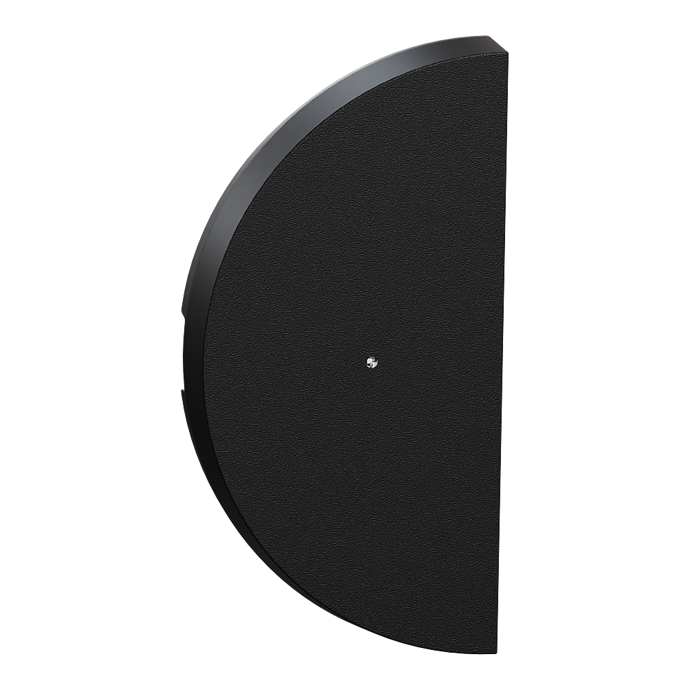 Odace demi enjo lumineux 2xVV pous noir